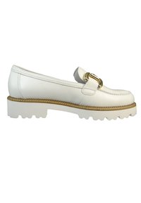 Gabor DAMEN  HALBSCHUHE LOAFER 45.246 WEISS 20 LATTE LEDER - Zapatos sin cordones - latte
