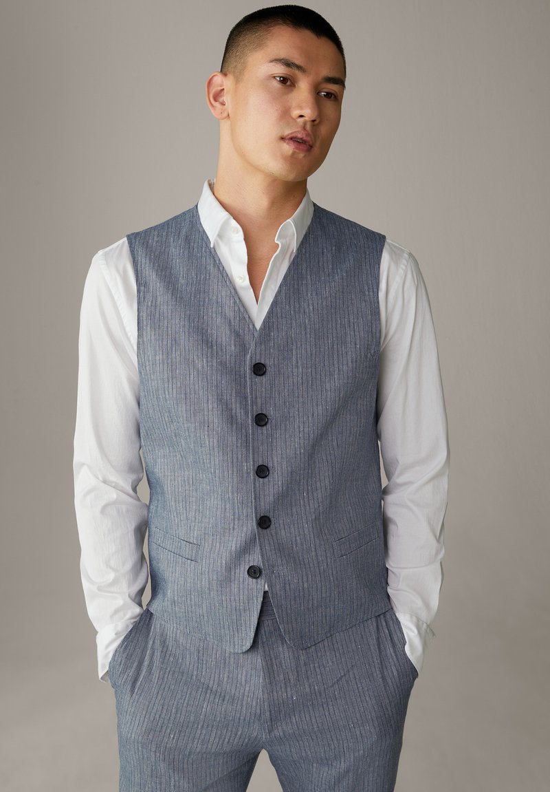 Herren Leichte Jacken | Strellson GAWIN Weste hellblau gestreift/hellblau - VD05312 Herren Leichte Jacken | Strellson GAWIN Weste hellblau gestreift/hellblau - VD05312