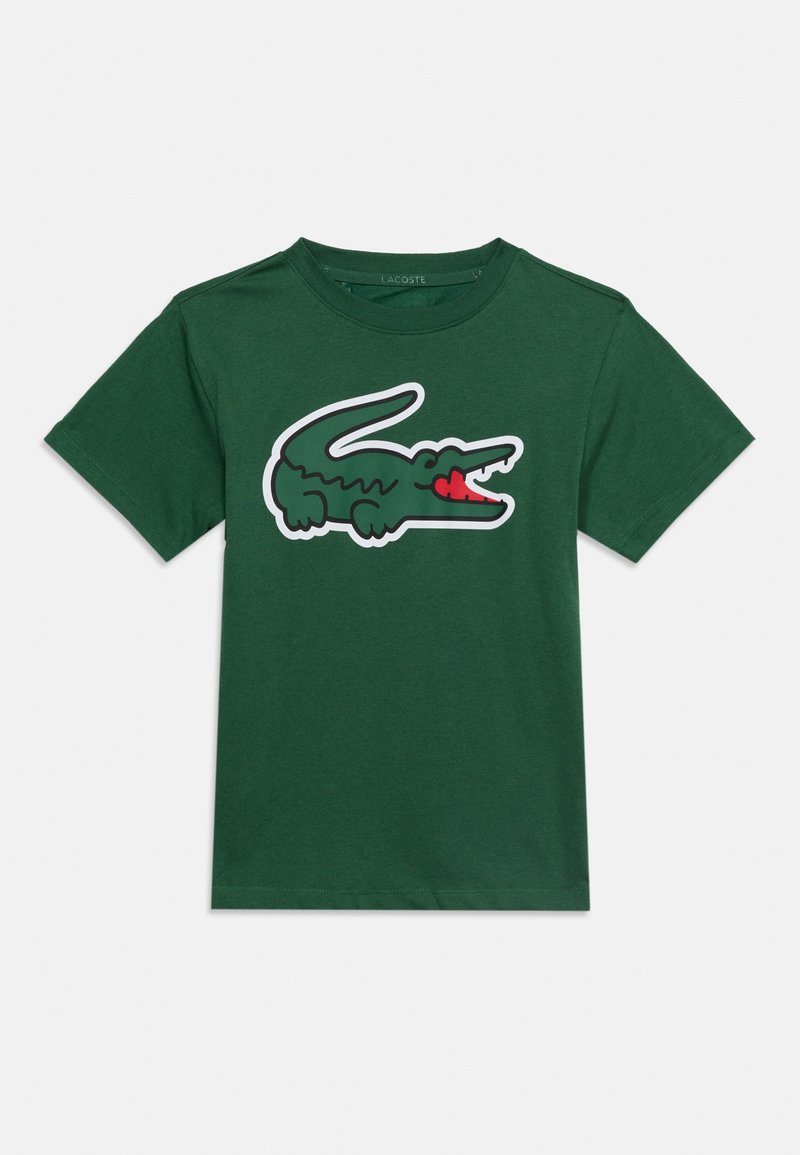 Lacoste T-shirt print groen