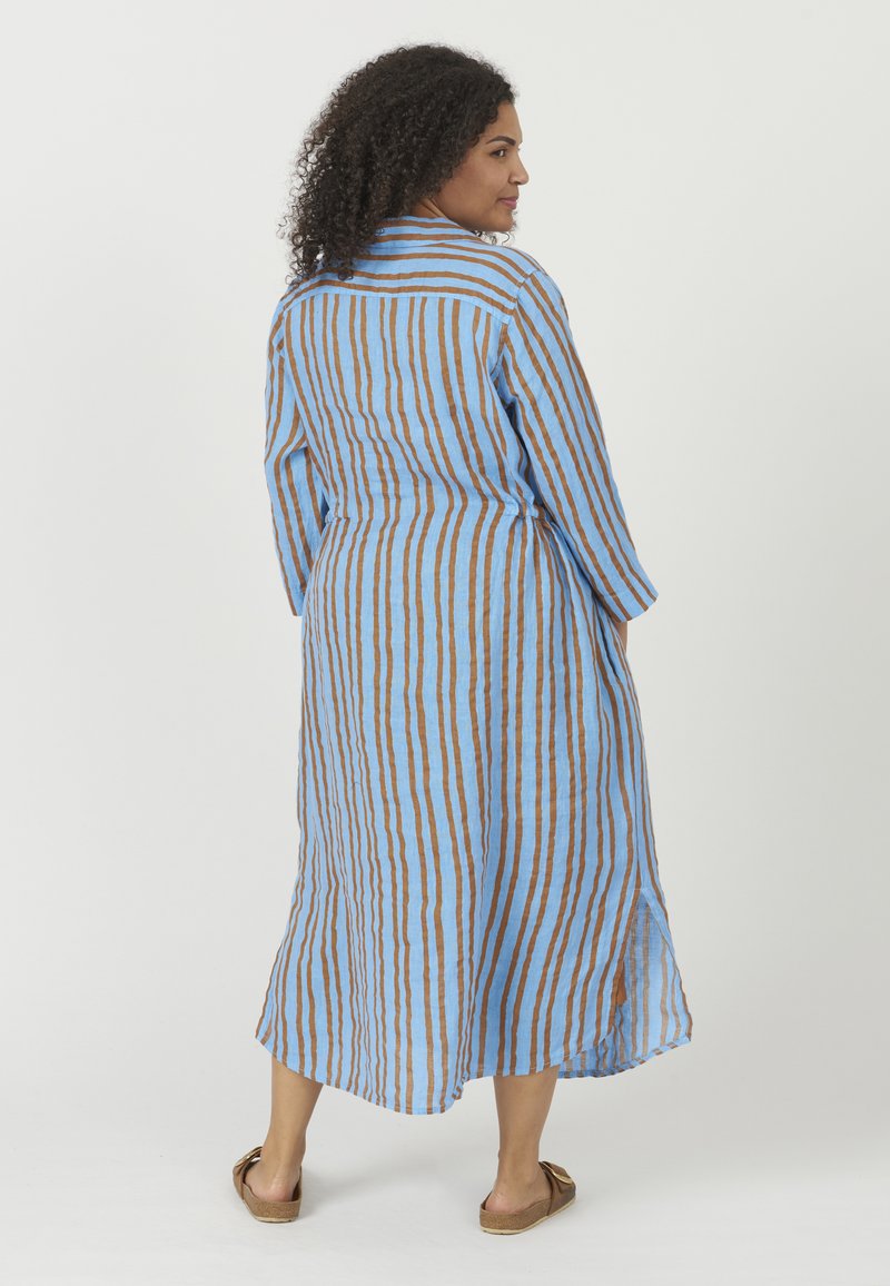 Damen Freizeitkleider | ADIA Blusenkleid blue/blau - XN60245 Damen Freizeitkleider | ADIA Blusenkleid blue/blau - XN60245