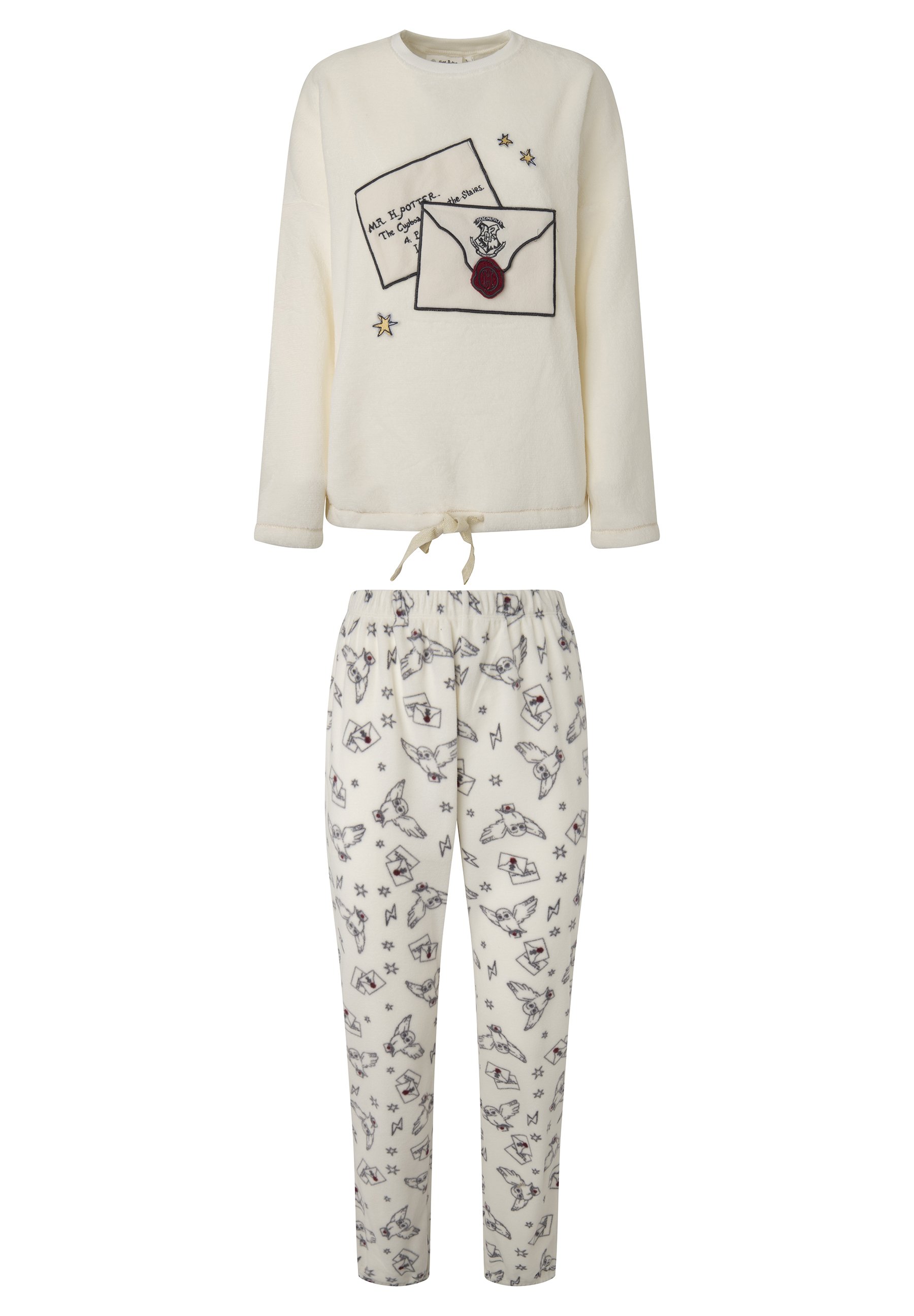 women'secret HARRY POTTER LETTERS - Pijama - white/blanco - Zalando.es