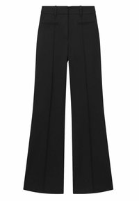 REGULAR FIT - CLAUDE HIGH RISE FLARED  - Nohavice - black