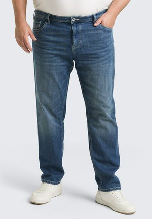 REGULAR MIT STRETCH - Jeans Tapered Fit - used mid stone blue denim