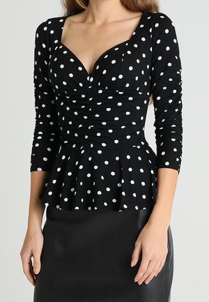 Long sleeved top - black