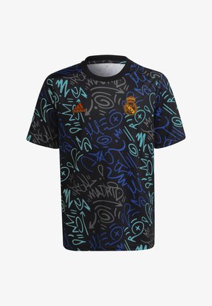 REAL MADRID - Triko s potiskem - multicolor/black