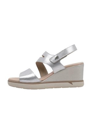 Fluchos Sandales à plateforme - silver
