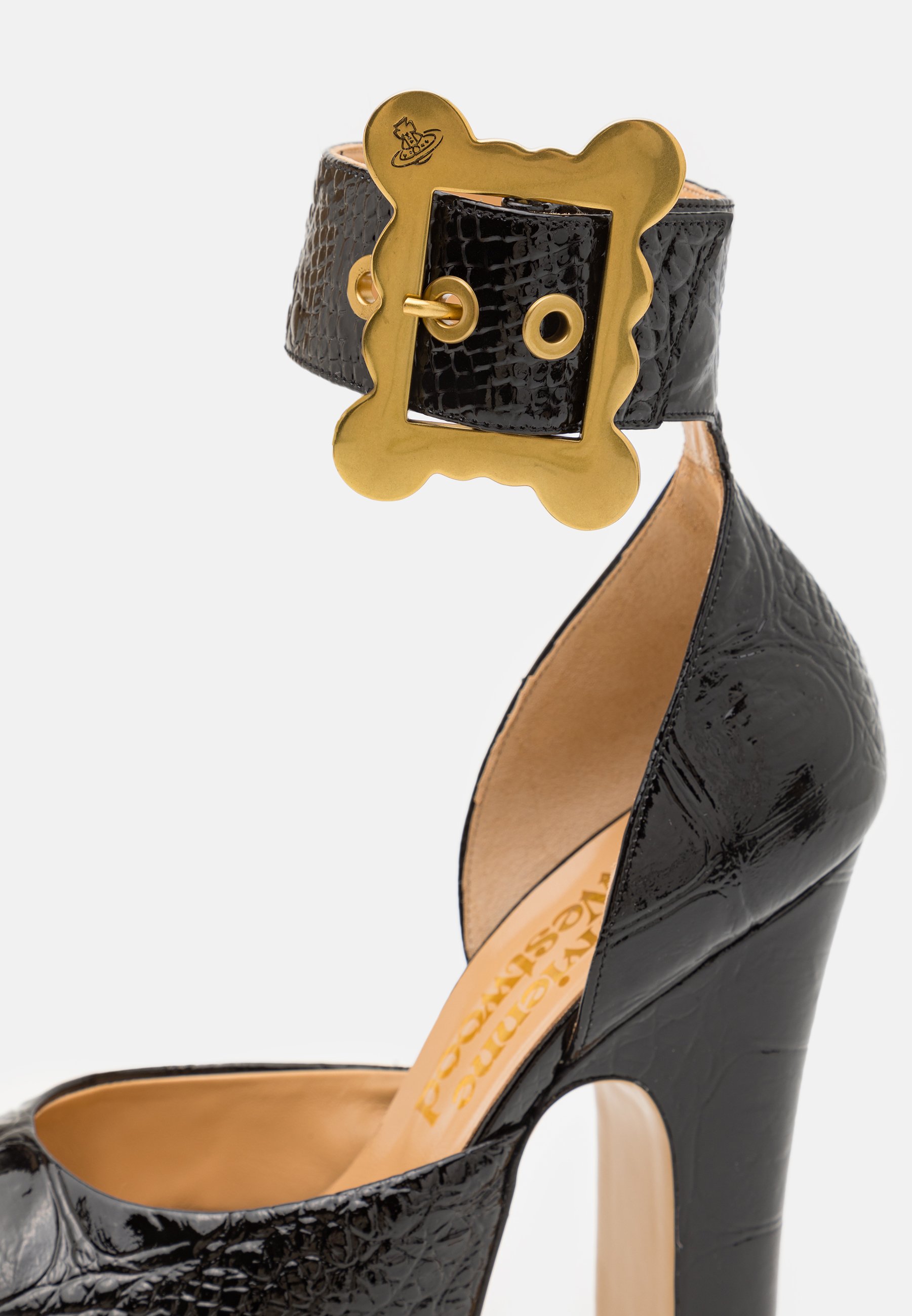 Vivienne Westwood ブラック ハイヒール 36.5 極美品 ヴィヴィアンウエストウッド ブーティ ハイヒール