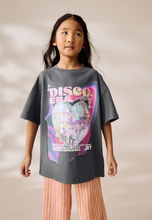 Next Tricou cu imprimeu - grey sequin glitterball