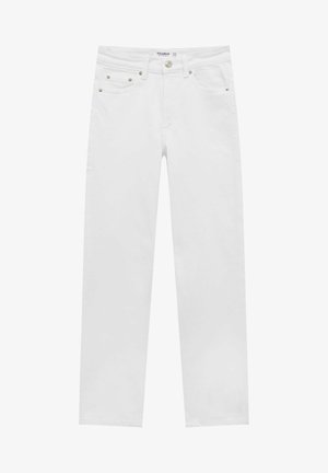 MOM - Jeansy Straight Leg - white