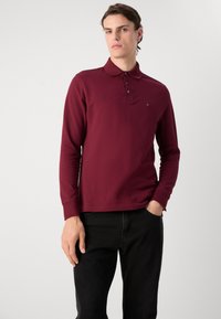 Tommy Hilfiger SLIM - Topper langermet - deep rouge