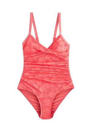Next SHAPING TUMMY CONTROL  - Uimapuku - coral pink lace