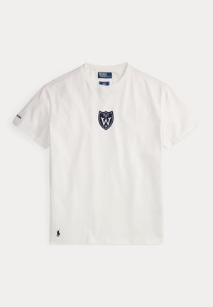 Polo Ralph Lauren, WIMBLEDON CLASSIC FIT GRAPHIC T-SHIRT - Nyomott mintás póló - white
