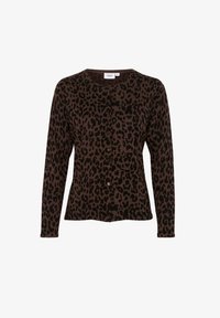 Geselecteerd, chocolate brown leopard