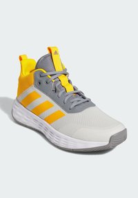 adidas Performance OWNTHEGAME  - Sneakers basse - orbit grey   crew yellow   grey three
