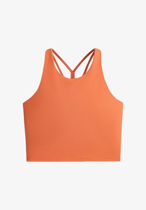 OYSHO, COMFORTLUX STRAP TANK TOP CUPS - Top - mottled apricot