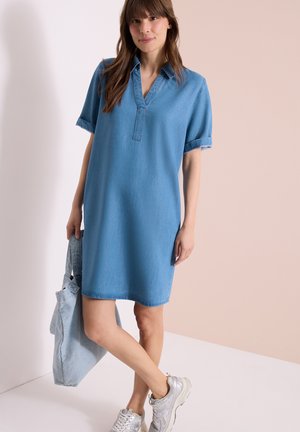 Cecil Denimkjoler - mid blue wash