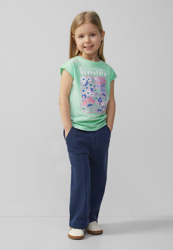 MIT GLITZER IN SHAPE - T-Shirt print - ozeangrün