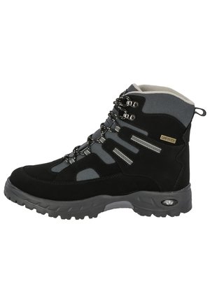 Schnürstiefelette - black