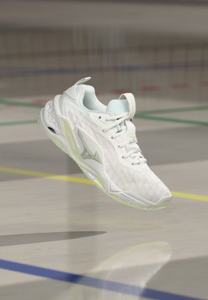 Mizuno, WAVE STEALTH NEO 2.1 - Обувки за волейбол - white/aqua gray