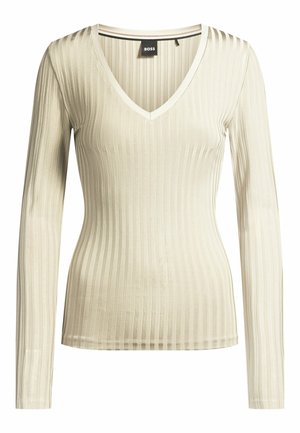 BOSS ELLERSON - Long sleeved top - natural eighteen