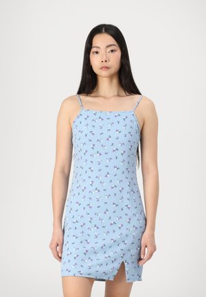 NMCLARA STRAP SHORT DRESS - Φόρεμα ημέρας - cerulean