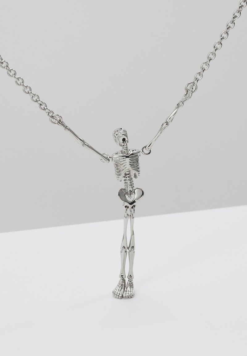COOLSTEELANDBEYOND Stella di David Ciondolo, Unisex Collana con Pendente da Uomo Donna, Acciaio Inossidabile, Palla Catena 60CM