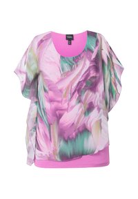 LAYERED CHIFFON FLORAL PRINT  - Blůza - pale heather