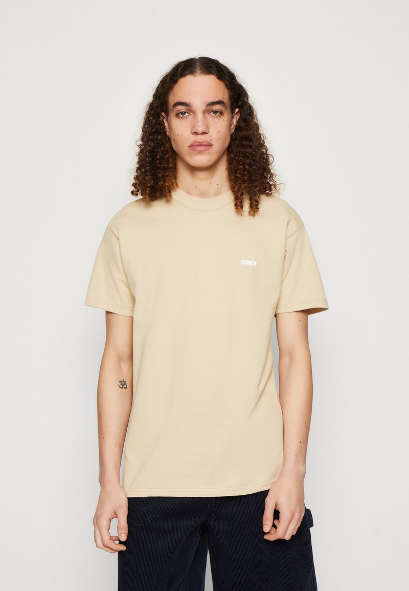 Obey Clothing BOLD UNISEX Tshirt imprimé sand/beige ZALANDO.FR