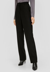 s.Oliver BLACK LABEL Kalhoty - black
