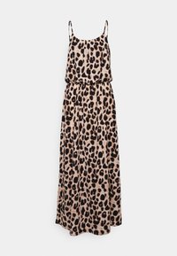 ONLY Onlwinner S/L Maxi Dress Noos Ptm: Abito Lungo Beige, Maniche 3/4, Vestibilità Dritta (Taglia 50)