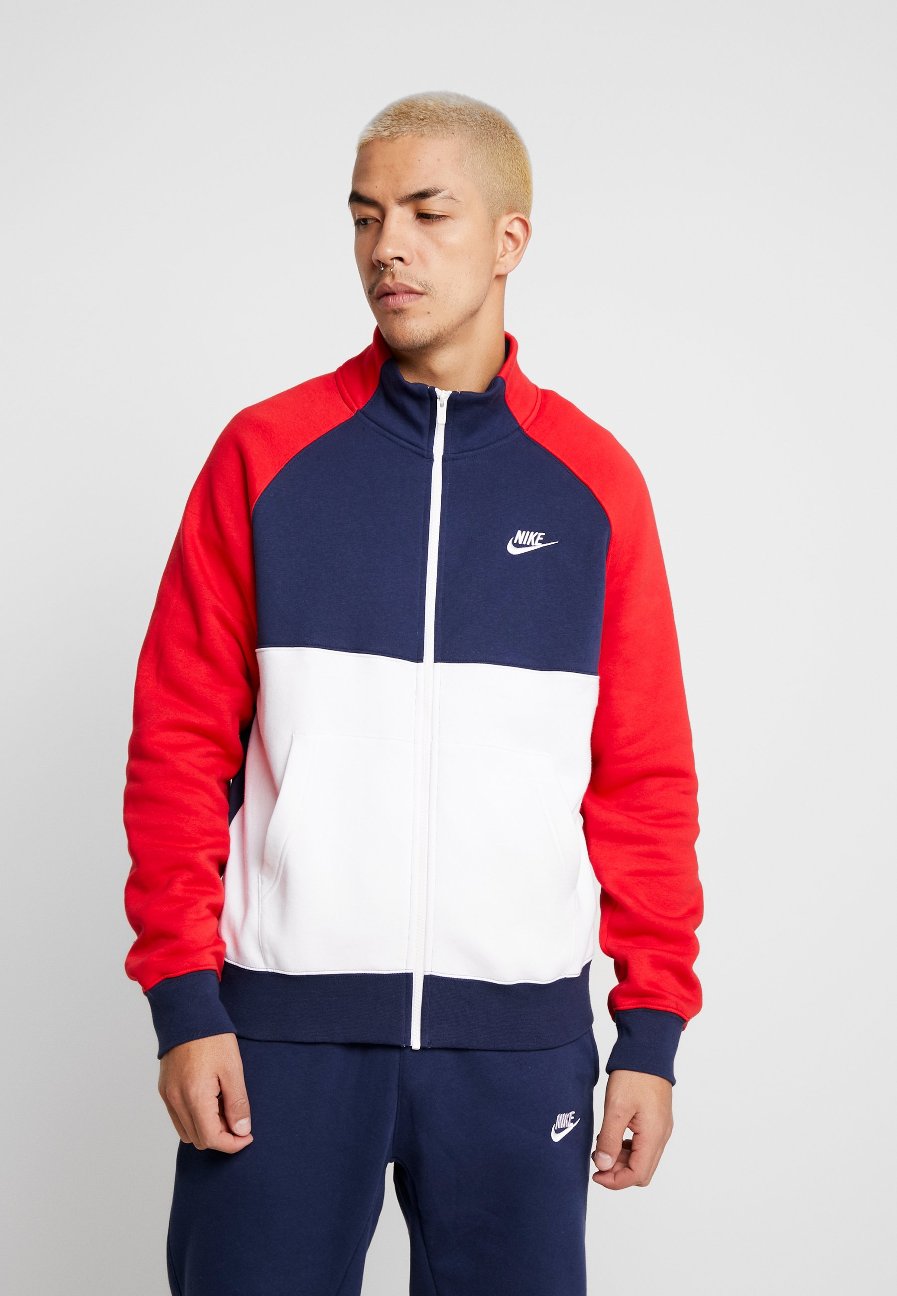 red nike tracksuit set