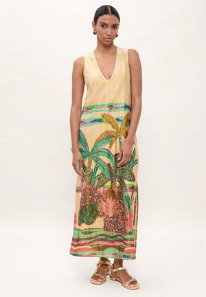 Vestido largo - beige