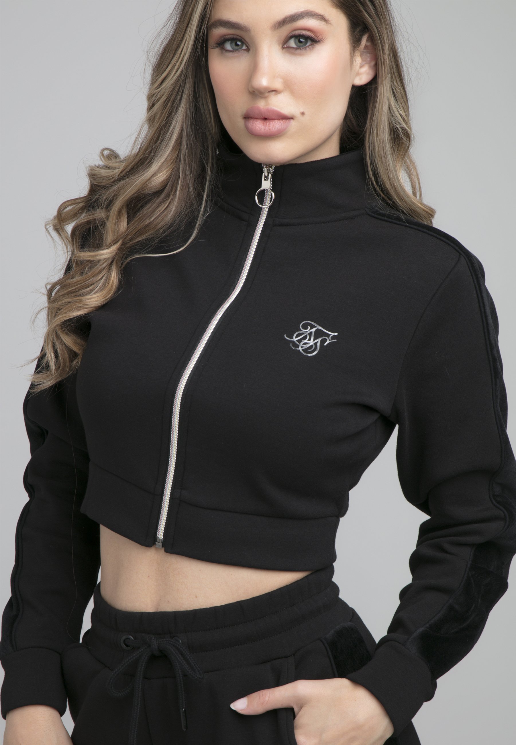 SIKSILK Sudadera con cremallera - black/negro - Zalando.es