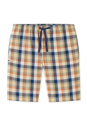 Schiesser, BERMUDA - Nachtwäsche Hose - beige blau