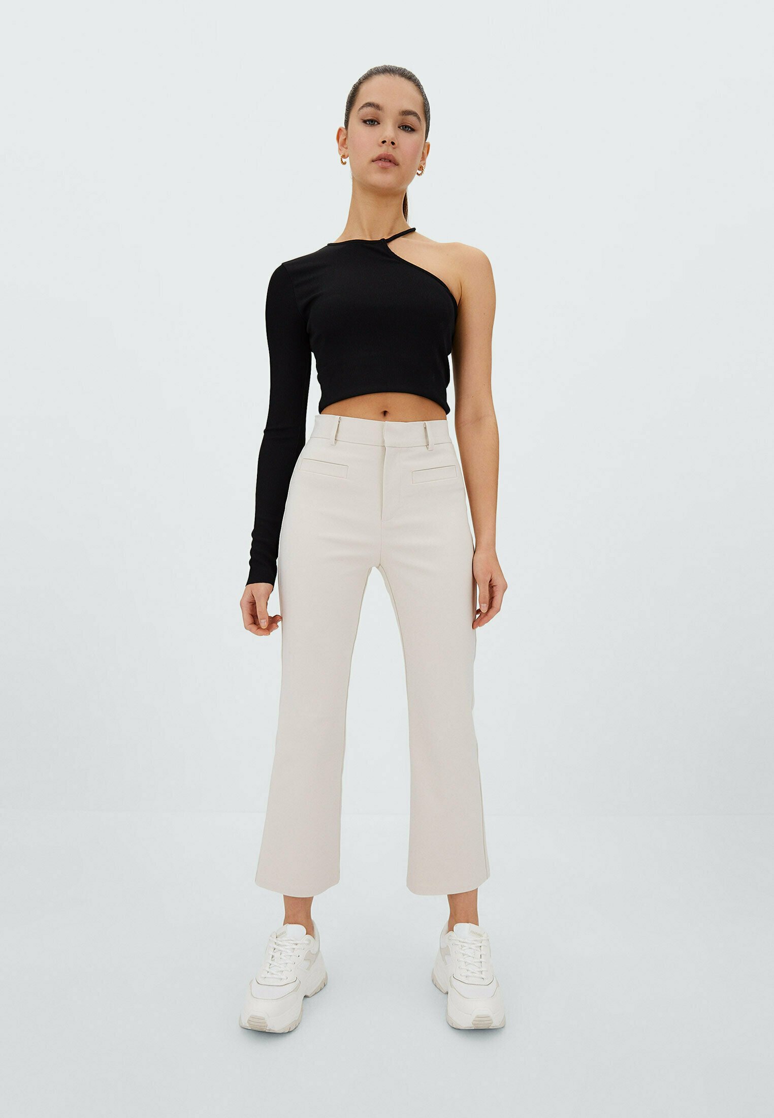 Stradivarius Pantaloni - stone/pietra - Zalando.it