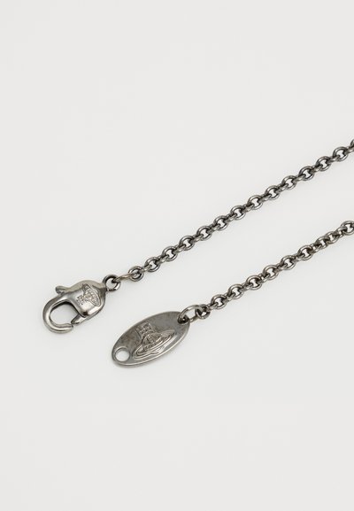Vivienne Westwood FEODORA PENDANT UNISEX - Necklace - silver-coloured/black