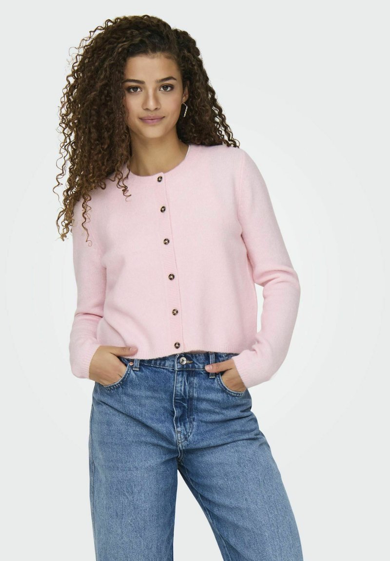 JDY JDYCHLOE LIFE LS - Kardigan - light pink