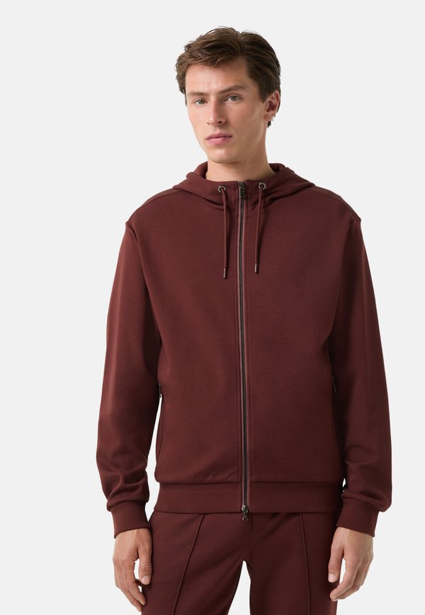 STEVEN - Sweatjacke - weinrot