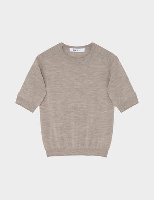 DAY Birger et Mikkelsen, CAROLINA - T-Shirt basic - light beige