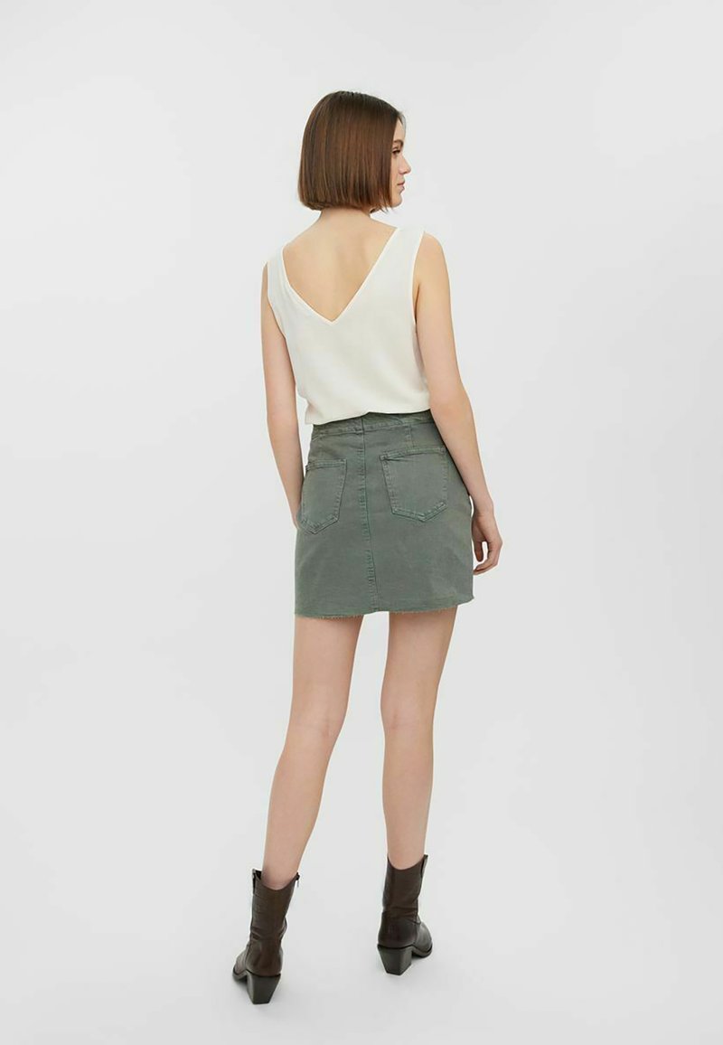 Damen Jeansröcke | Vero Moda BRENDA Jeansrock laurel wreath/grün-meliert - YI98116 Damen Jeansröcke | Vero Moda BRENDA Jeansrock laurel wreath/grün-meliert - YI98116