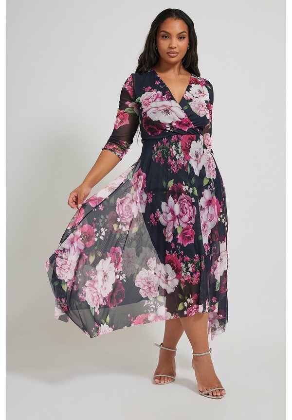 FLORAL HANKY HEM  - Maxikleid