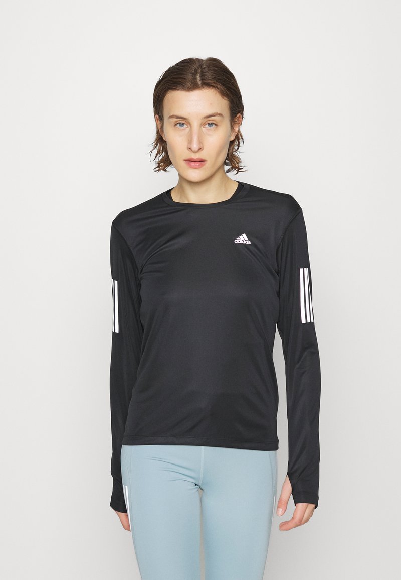 adidas Performance OWN THE RUN - Блуза с дълги ръкави - black