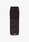 Jupe trapèze - dark brown