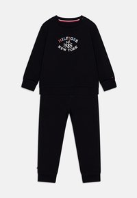Tommy Hilfiger BABY MONOTYPE OVAL UNISEX SET - Tracksuit - desert sky