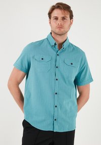 Buratti REGULAR FIT - Overhemd - petrol blue