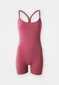 MOTION SHORTS BODYSUIT - Võimlemisriided - fuchsia dusk/dark maroon