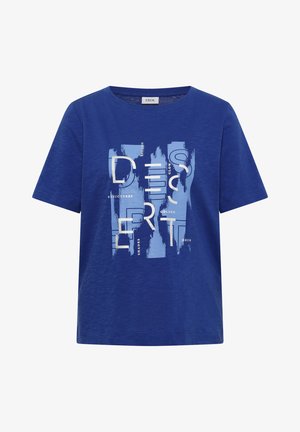 Cecil, T-SHIRT MIT RUNDHALS UND FRONTPRINT - T-shirt imprimé - deep river blue