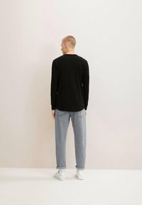 TOM TAILOR DENIM LANGARM - Langærmet T-shirt - black