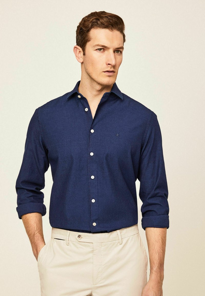 Hackett London Formal shirt navy/blue Zalando