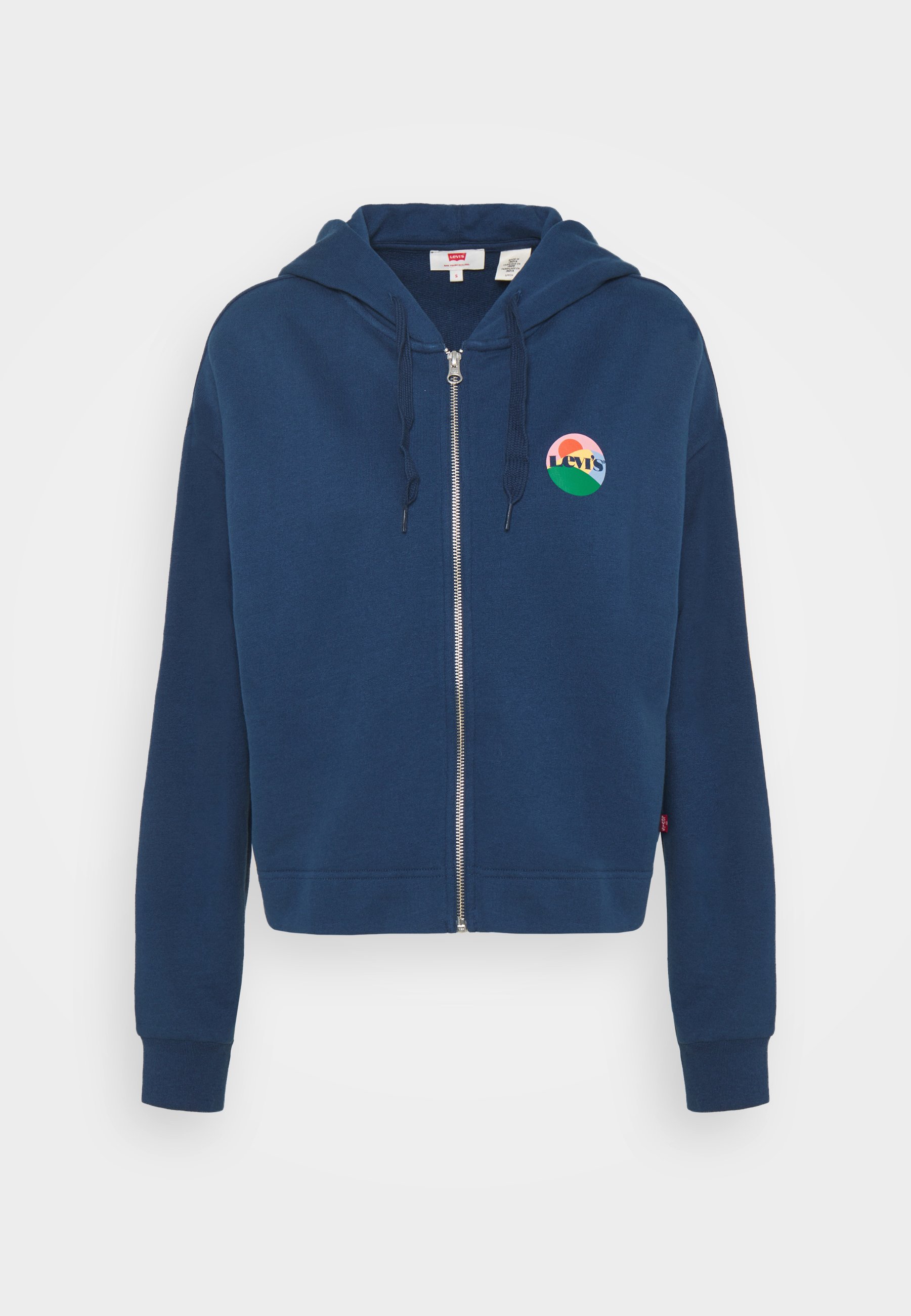 Graphic zip up sweater Clearance